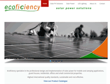 Tablet Screenshot of ecoficiency.co.za